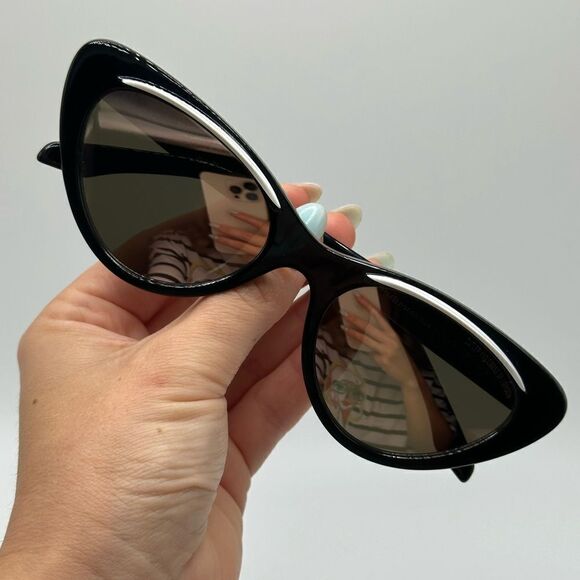CUTLER AND GROSS Sunglasses CG1321S 003 Black Brown Women NEW main image 9